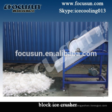 Industrial ice crushing machine for 25kg 50kg block ice